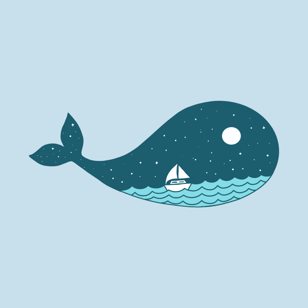 Whale Landscape by coffeeman