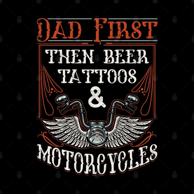 biker dad motorcycle by Jandjprints