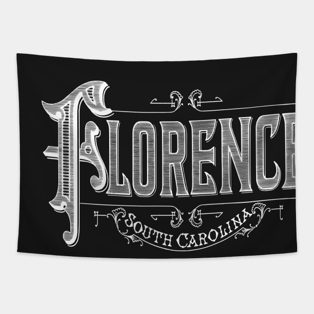 Vintage Florence, SC Tapestry by DonDota