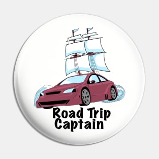 Road Trip Captain Pin
