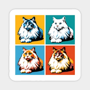 Turkish Van Pop Art - Cat Lovers Magnet