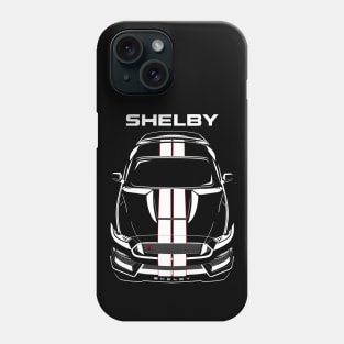 Ford Mustang Shelby GT350R 2015 - 2020 - White Stripes Phone Case