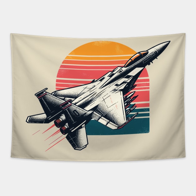 F-15 Tapestry by Vehicles-Art