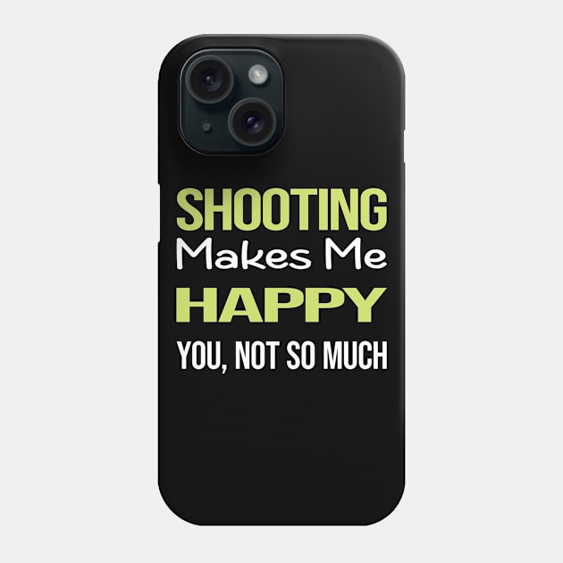 Funny Happy Shooting Phone Case by symptomovertake