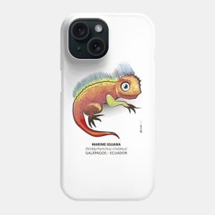 Galapagos Marine Iguana Phone Case