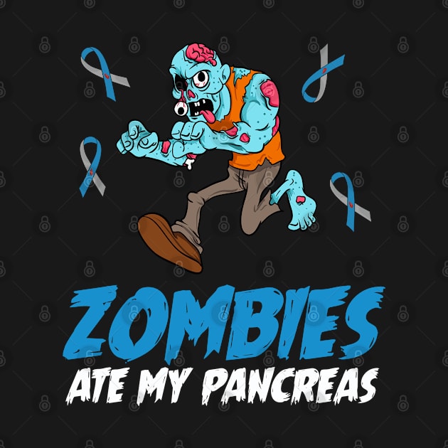 Kids Zombies ate my Pancreas Funny Type One Diabetes Awareness by savariya