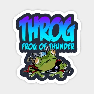 Throg: Frog of Thunder Magnet