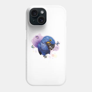 Hyacinth macaw Phone Case