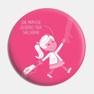 Salsera little girl Pin