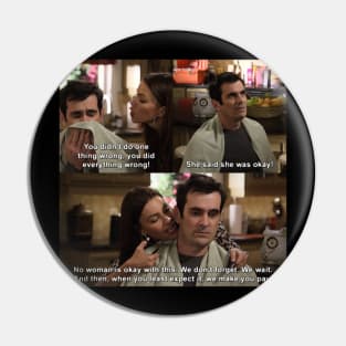 Gloria Pritchett and Phil Dunphy quote from Modern Family Pin