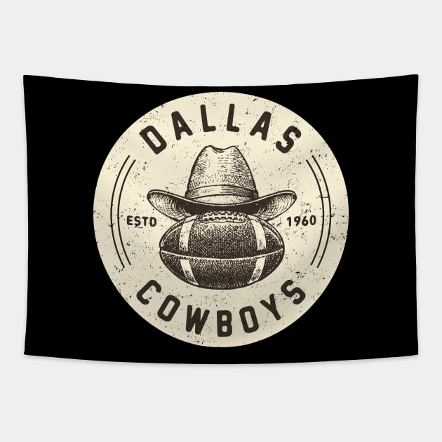 Vintage Dallas Cowboys by Buck Tee Tapestry by Buck Tee