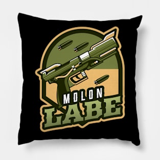 Gun | Molon Labe Pillow