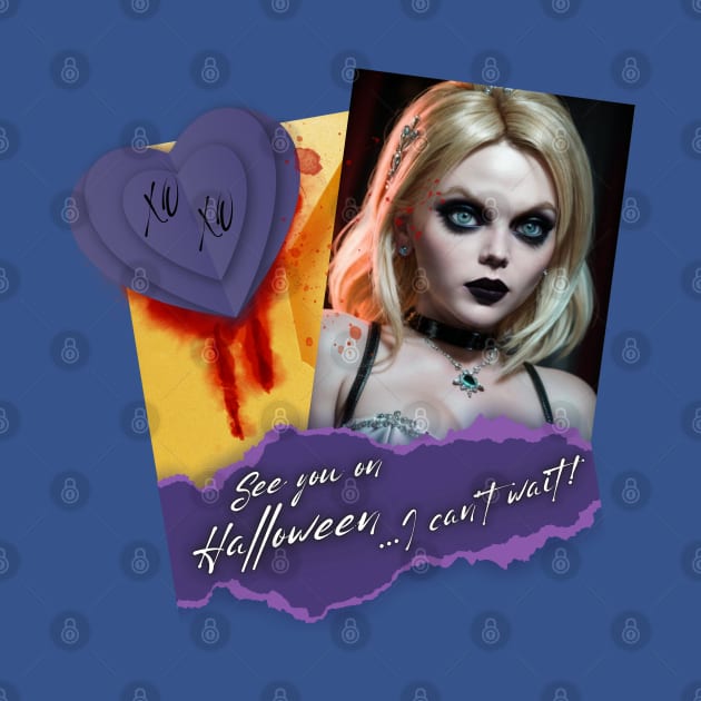 See you Halloween letter mesage Bride of Chucky 2 by PixelkaArt