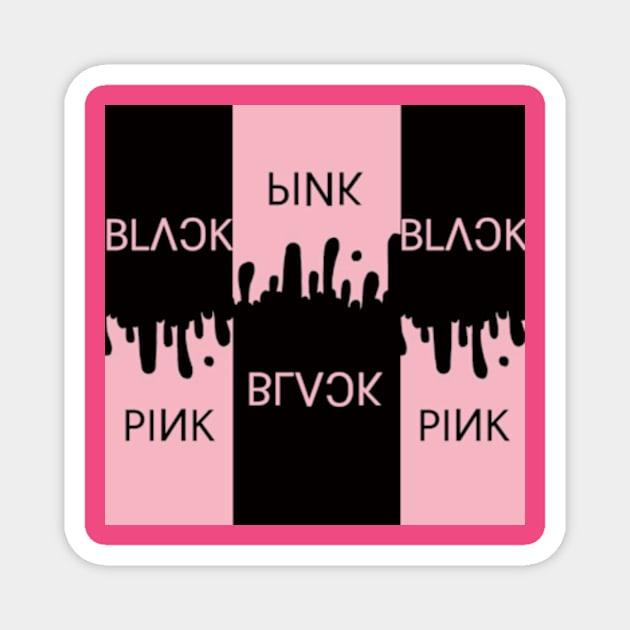 Blackpink upside down Magnet by Cammy crown