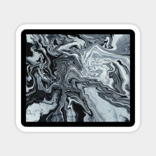 Abstract Acrylic Pour Fluid Art Magnet