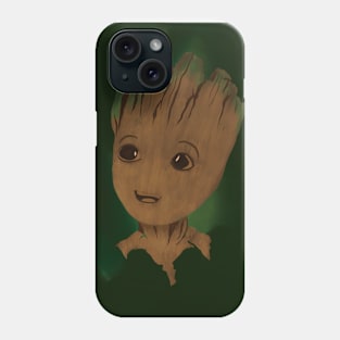 Baby Groot, minimalist print Phone Case