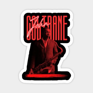 John coltrane///original retro Magnet