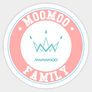 Mamamoo MOOMOO Tie Dye Rainbow Fandom Name  Sticker for Sale by SugarSaint