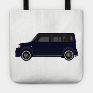 Vectored Boxcar Dark Blue Tote