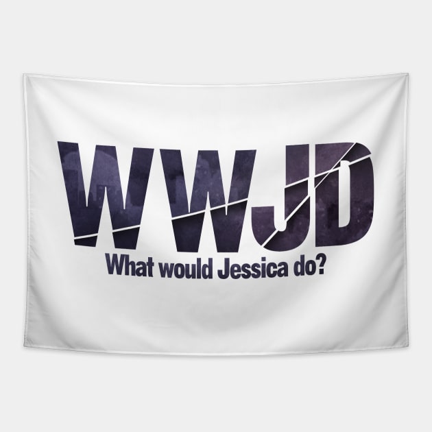 What would Jessica do? Tapestry by JalbertAMV