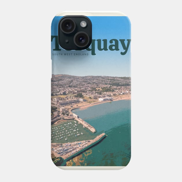 Visit Torquay Phone Case by Mercury Club