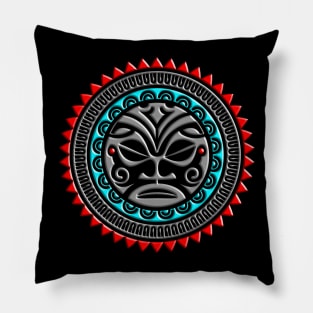 POLYNESIAN MASK 4 Pillow