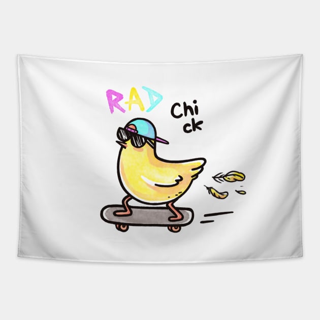 Rad Chick Tapestry by spookylili