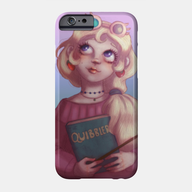 Luna Lovegood Fanart Harry Potter Phone Case Teepublic
