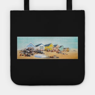 Beach Huts - Mudeford Spit, Christchurch, Dorset Tote