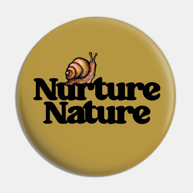 Nurture Nature Lil' Snail Guy Pin by bubbsnugg