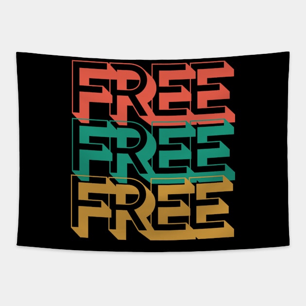 Retro Free Tapestry by Rev Store