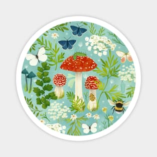 In my garden (soft blue) Magnet