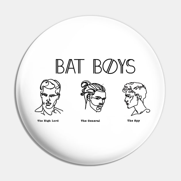 ACOTAR Bat Boys Minimalist Pin by baranskini