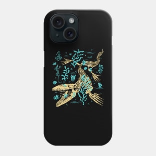 Mosasaurus Fossils Phone Case