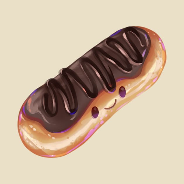 Happy Chocolate Eclair by Claire Lin