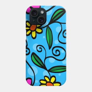 pattern paper flower Phone Case