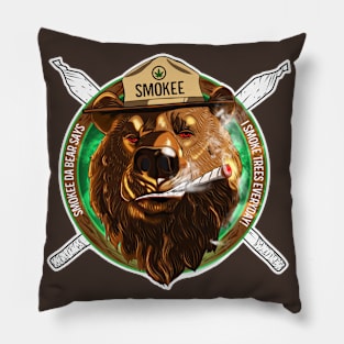 Smokee Da Bear! Pillow