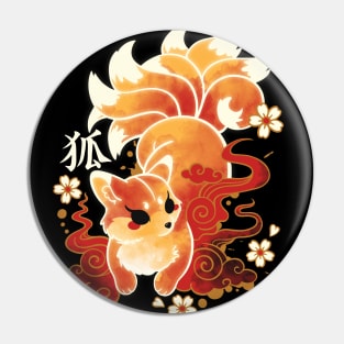 Kitsune kawaii Pin