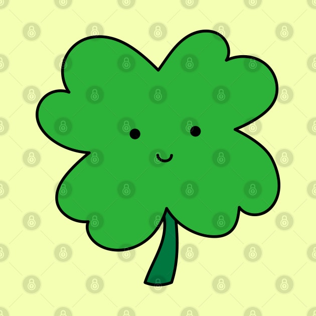 Lucky Four Leaf Clover by designminds1