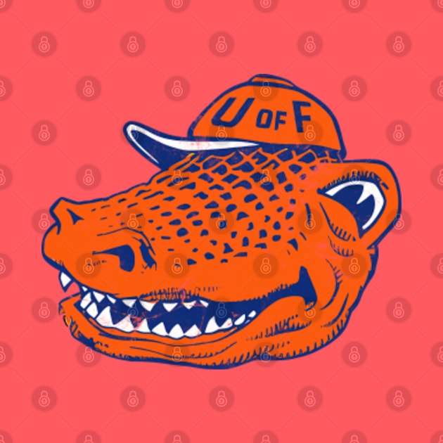 UF Gator Mascot Design - Vintage Style by CultOfRomance