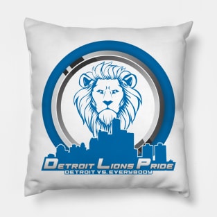 Detroit Lions Pride & Detroit Pistons Hustle Pillow