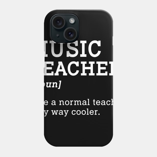 Music Teacher Back To School Phone Case by kateeleone97023