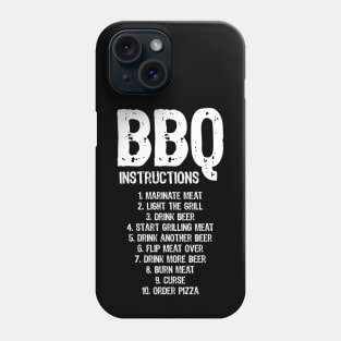 Barbecue instructions Phone Case