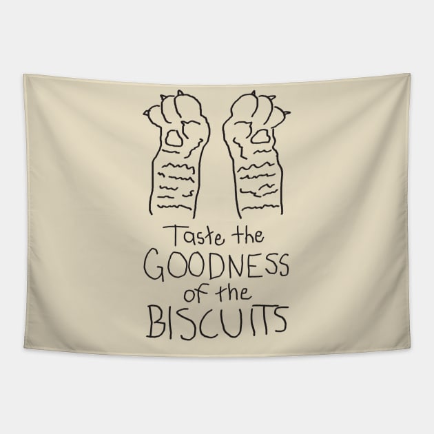 Taste the Goodness of the Biscuits Tapestry by IssaqueenaDesign