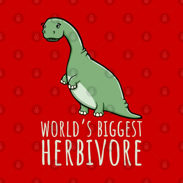 Dinosaur Herbivore Vegetarian by Huhnerdieb Apparel