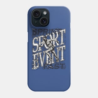 Sport Event Sprints Almost Abstract Phone Case