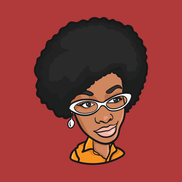 Afro Blerd Girl by NaturallyBlack