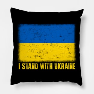 I stand with Ukraine Pillow