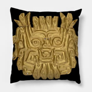 Chavin Golden Figure Pillow