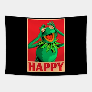 HAPPY KERMIT Tapestry